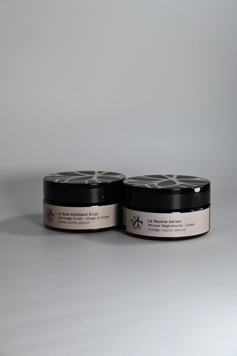 routine corps valambrun cosmétiques saly cosmétiques soin exfoliant baume aérien