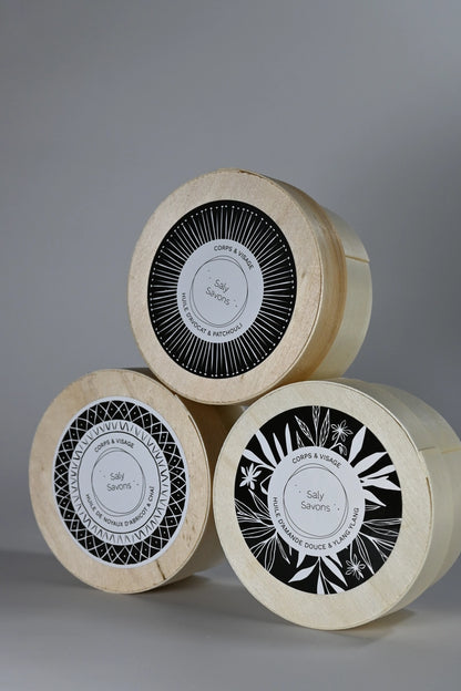 Trio savon senteur du monde Saly Savons et Saly cosmétiques