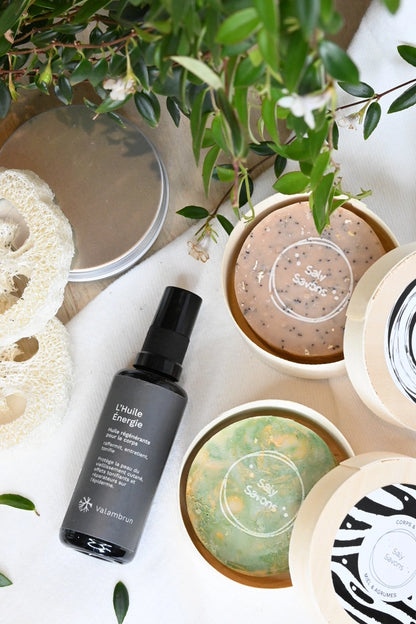 Pack Peau mixte Saly Cosmétiques Saly Savons Valambrun Cosmétiques Voyage