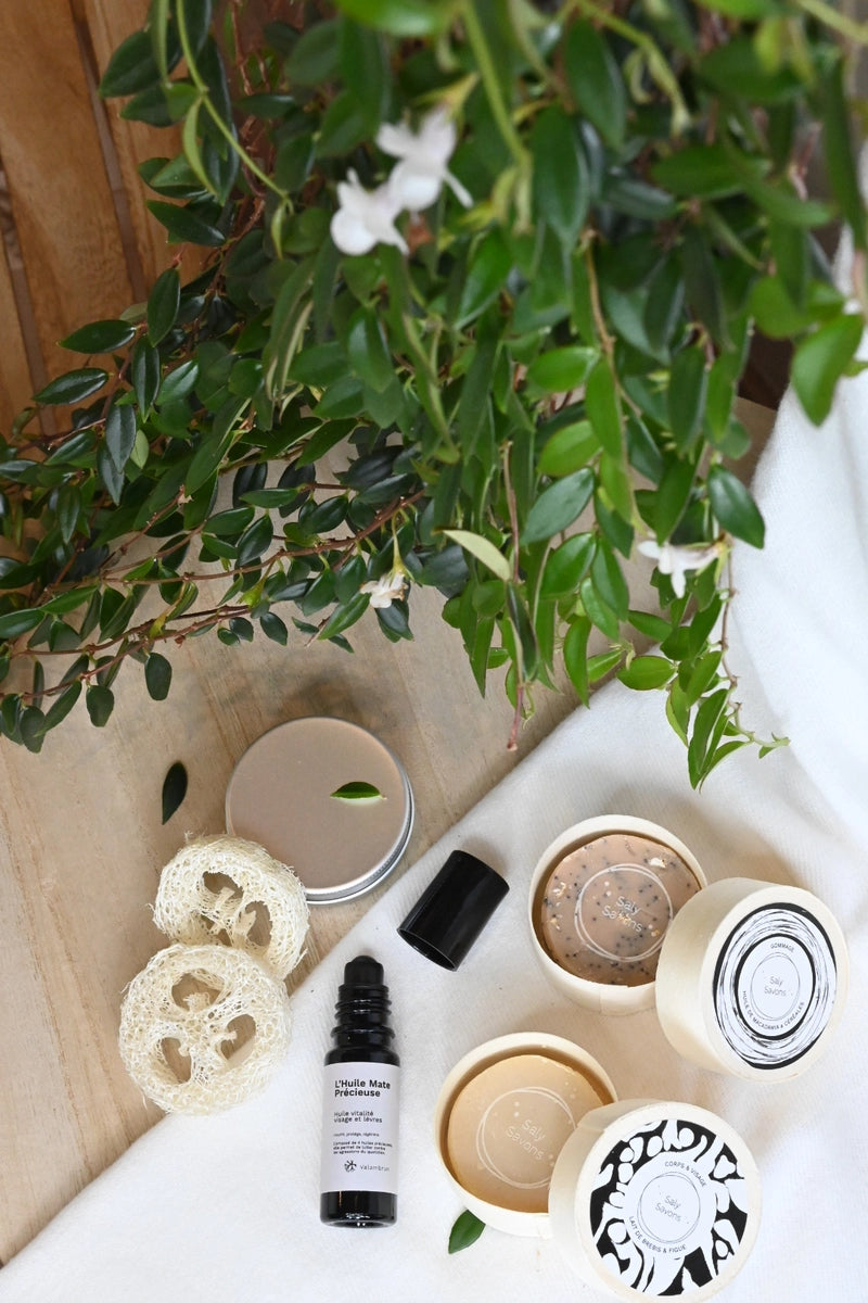 Pack Peau Sèches Saly Cosmétiques Saly Savons Valambrun Cosmétiques Voyage