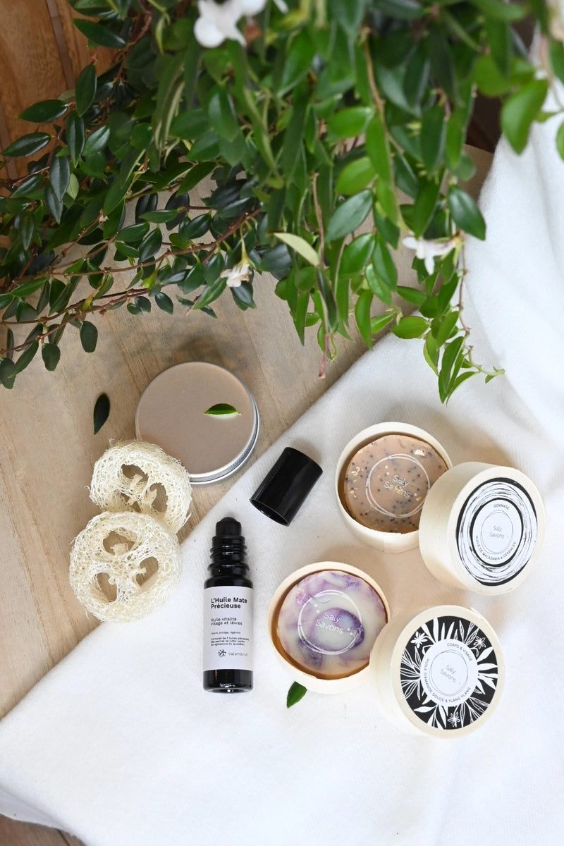Pack Peau Sensible Saly Cosmétiques Saly Savons Valambrun Cosmétiques Voyage