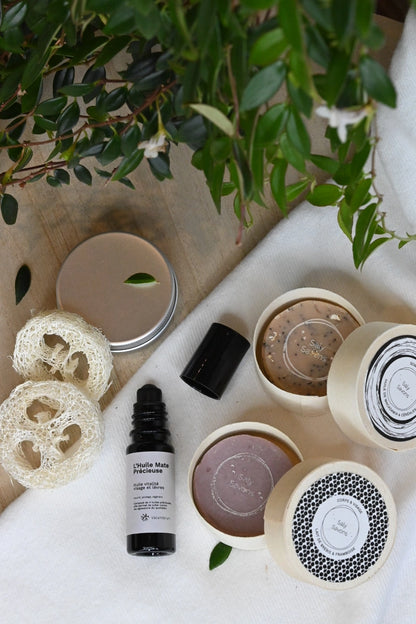 Pack Peau ternes Saly Cosmétiques Saly Savons Valambrun Cosmétiques Voyage